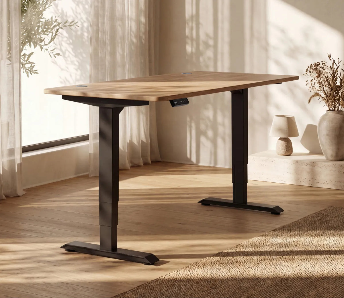 Height-adjustable desks