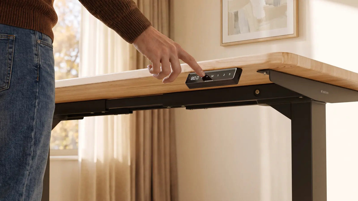 How to reset a stuck standing desk