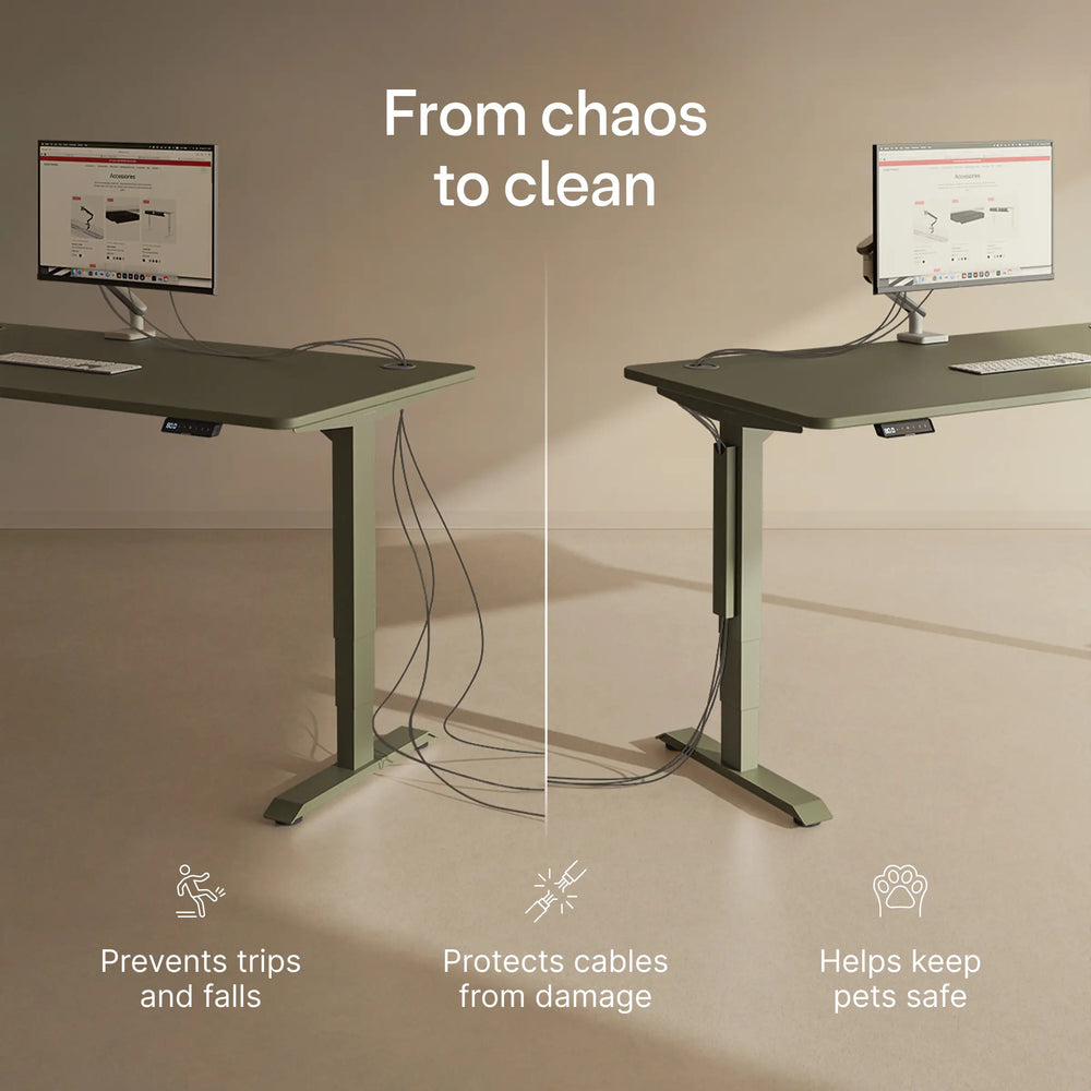 Magnetic cable channel