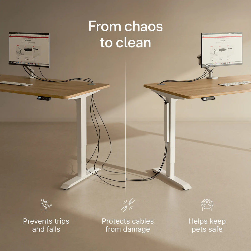 Magnetic cable channel