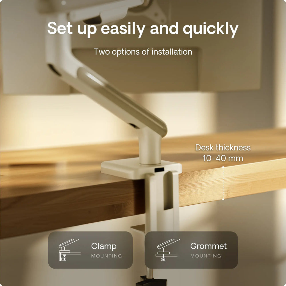 Monitor arm