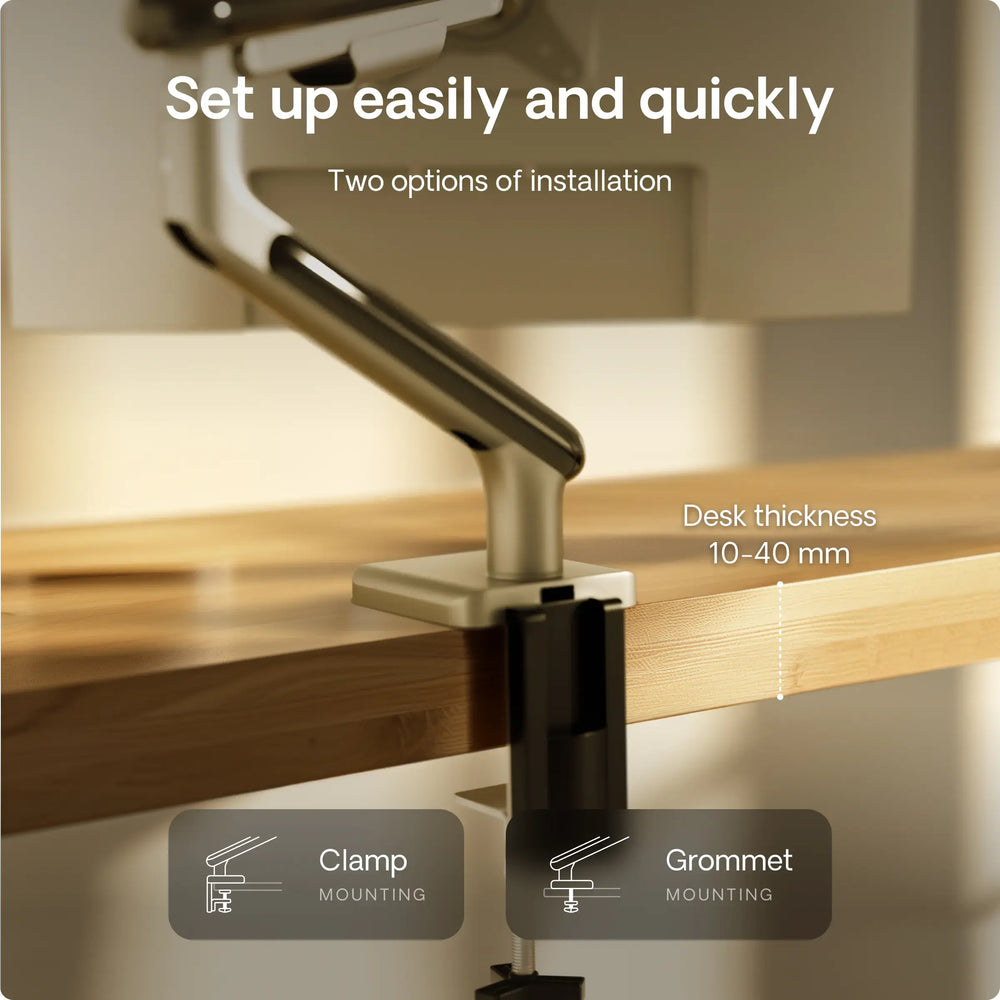 Monitor arm