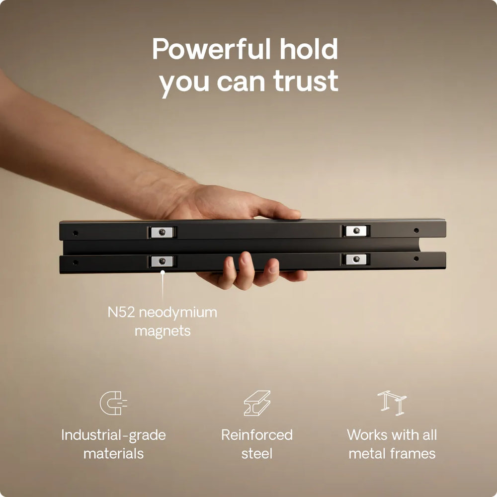 Magnetic cable channel