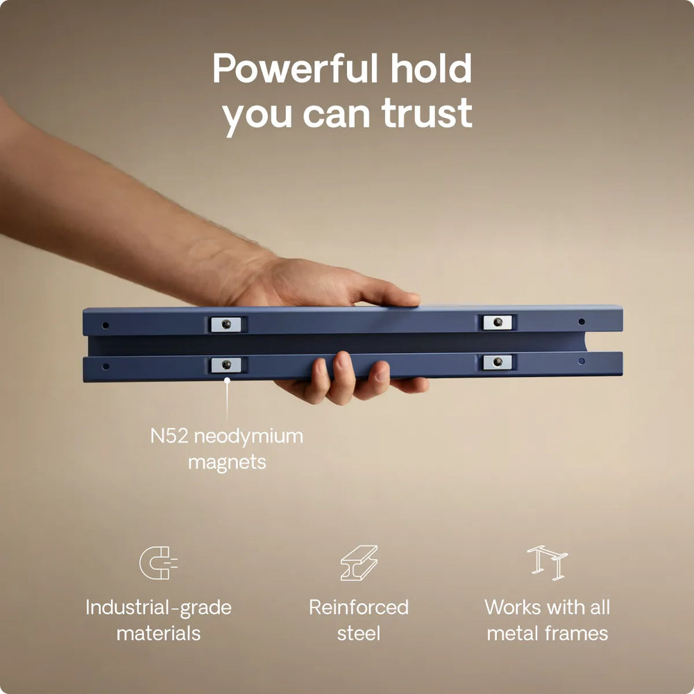 Magnetic cable channel