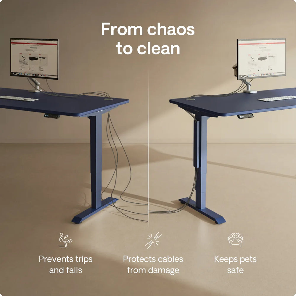 Magnetic cable channel