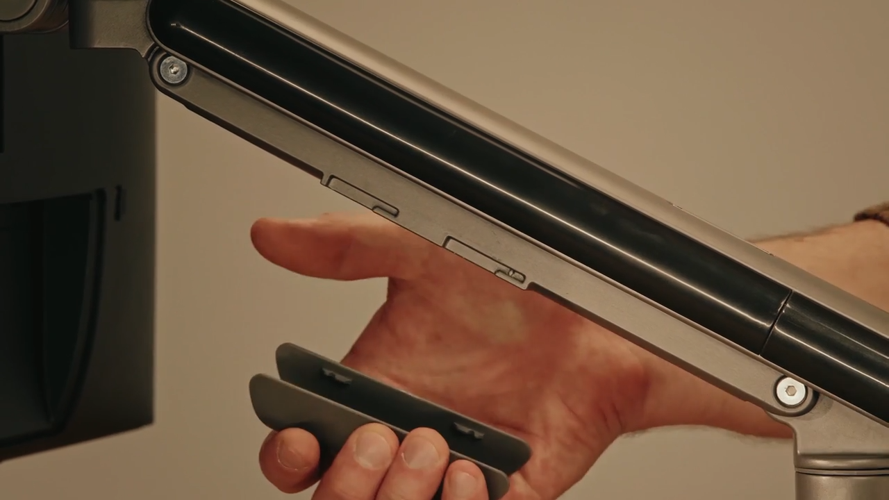 Monitor arm usage video