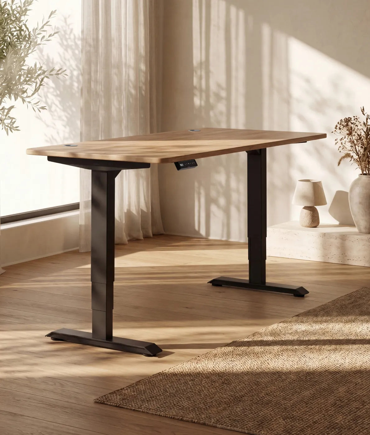 Height-adjustable desks